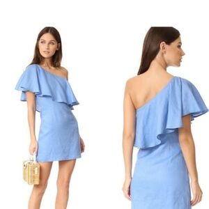 Capulet x Revolve Clara One Shoulder Linen Dress
